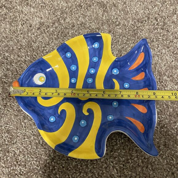 Decorative Colorful Fish Plate - Picture 5 of 6